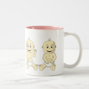 Mum Of Twin Babies Coffee Mug