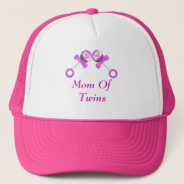 Mum Of Twin Girls Hat (Front)