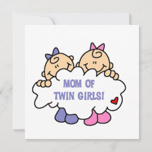 Mum of Twin Girls T-shirts and Gifts
