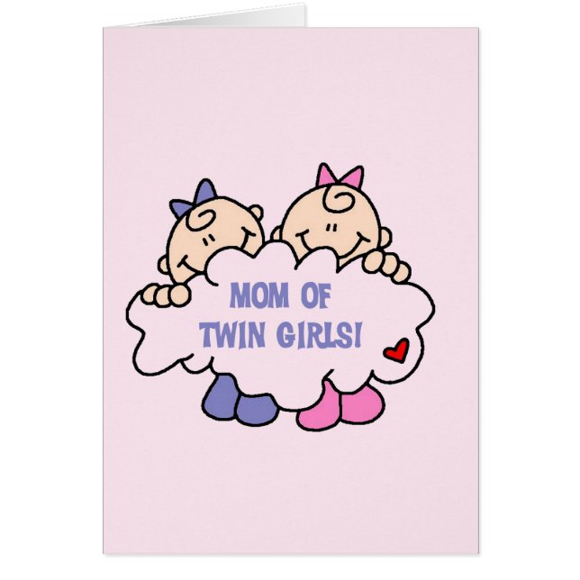 Mum of Twin Girls Tshirts and Gifts (Front)