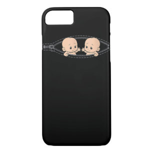 Mum Of Twin Pregnancy Twins Mum Pregnant With Twin iPhone 8/7 Case