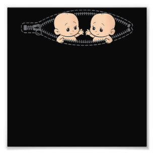 Mum Of Twin Pregnancy Twins Mum Pregnant With Twin Photo Print