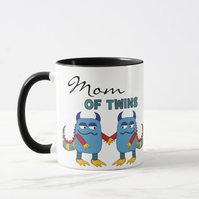 Mum of Twins Mug (Left)