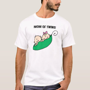 Mum of Twins-Peas in a Pod Tshirts and Gifts