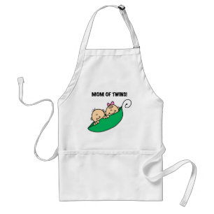 Mum of Twins-Peas in a Pod Tshirts and Gifts Standard Apron