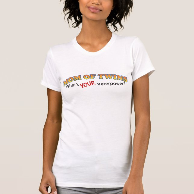 Mum of Twins T-Shirt (Front)