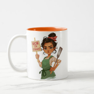 Mum On Strike Two-Tone Mug