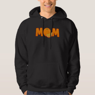 Mum Orange Summer Fruit Mummy Mother Fruitarian Hoodie