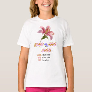 Mum osa bar sign floral pink printable T-Shirt