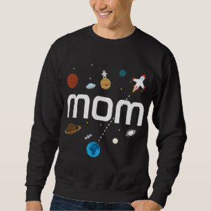 Mum Outer Space Birthday Party Sweatshirt