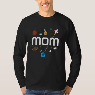 Mum Outer Space Birthday Party T-Shirt