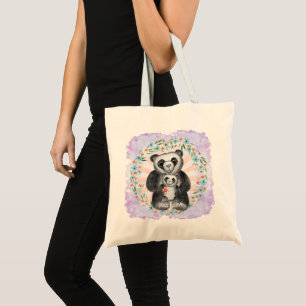 Mum Panda Bear Love  Tote Bag