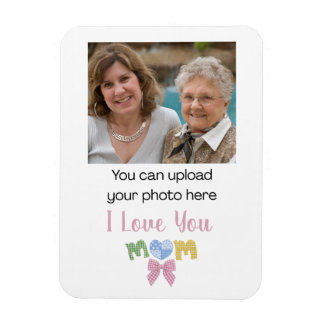 Mum Patchwork Mother's Day Gift Custom Photo Magnet