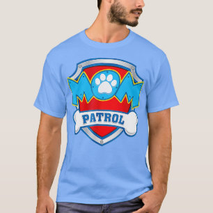 Mum Patrol Dog Mum Dad Funny Gift Birthday Party T-Shirt