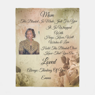 Mum Personalise Fleece Blanket