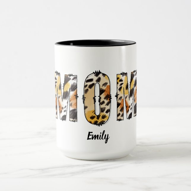 Mum Personalised Name  Mug (Center)