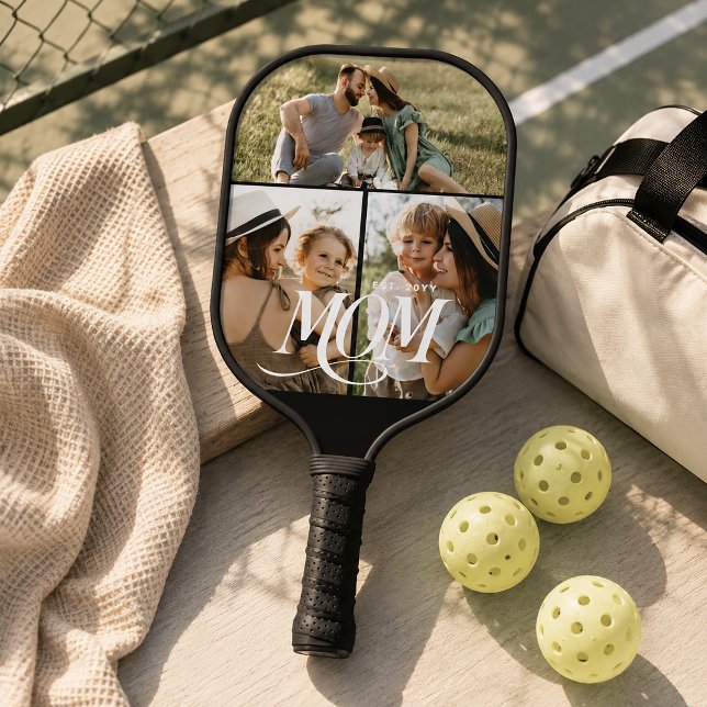 Mum Personalised Photo Collage Pickleball Paddle (Creator Uploaded)