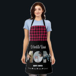 Mum Photo Collage Cutout Mother's Day Birthday Apron<br><div class="desc">Celebrate the special moments with your mother with this Mum Photo Collage design. This customisable design is perfect for creating a personalised and heartfelt gift for Mother's Day and Birthday celebration. Craft a beautiful collage with the word MOM, featuring cherished moments, creating a visual journey of the precious memories you've...</div>