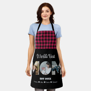 Mum Photo Collage Cutout Mother's Day Birthday Apron