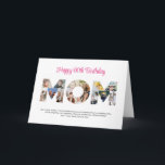 Mum Photo Collage Cutout Mother's Day Birthday Card<br><div class="desc">Celebrate the special moments with your mother with this Mum Photo Collage design. This customisable design is perfect for creating a personalised and heartfelt gift for Mother's Day and Birthday celebration. Craft a beautiful collage with the word MOM, featuring cherished moments, creating a visual journey of the precious memories you've...</div>