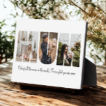 Mum Photo Collage for Mother's Day Plaque<br><div class="desc">This is a photo collage that spells out the word MUM along with a custom message. This is the perfect gift for mum for mother's day,  her birthday or Christmas.</div>