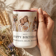 Mum Photo Collage Happy Birthday Keepsake Gift