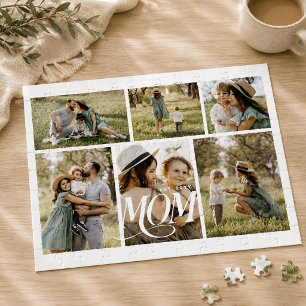 Mum Photo Collage Jigsaw Puzzle