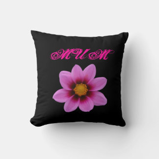 Mum Pink Floral Cushion