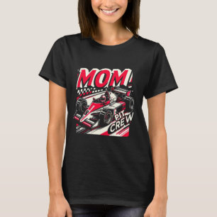Mum Pit Crew Happy Birthday Boy Racing Cars Boys K T-Shirt