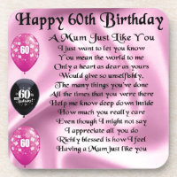 Mum poem - 60th Birthday