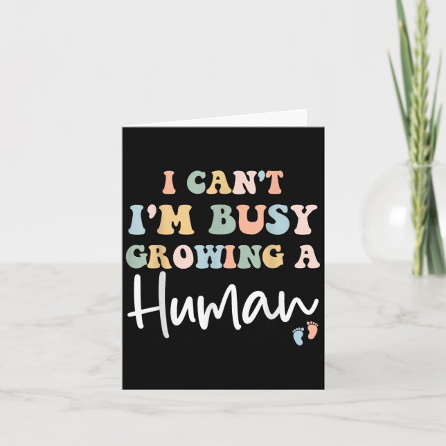 Mum Pregnancy Announcement I Can&#39;t I&#39;m Bus (Front)