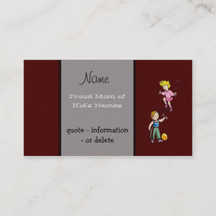 Mum Profile Card Template