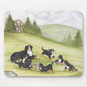 Mum & Pups Mouse Mat