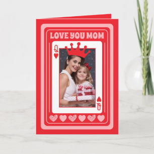 Mum Queen Of My Heart Mother's Day Personalised Card