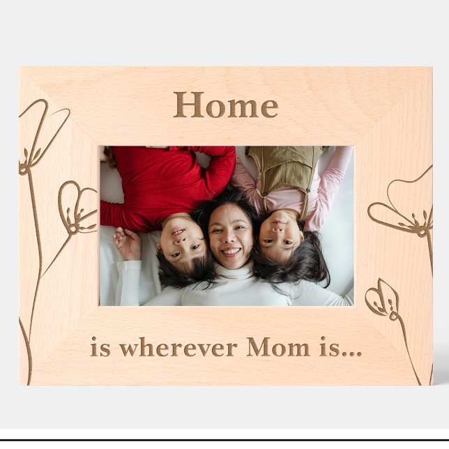 Mum Quote Flowers Custom Wood Frames (Creator Uploaded)
