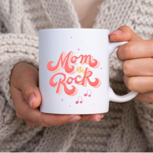 Mum Retro Typography mug