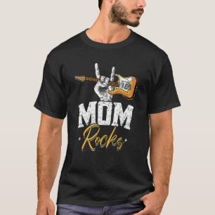 Mum Rocks   Rock And Roll Electronic Rock Guitar T-Shirt