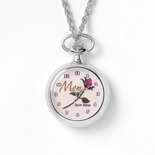 Mum Rose Rosebud  Watch (Front)