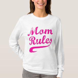 Mum Rules Funny Mother's Day Saying T-Shirt