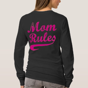 Mum Rules Funny Saying T-shirt