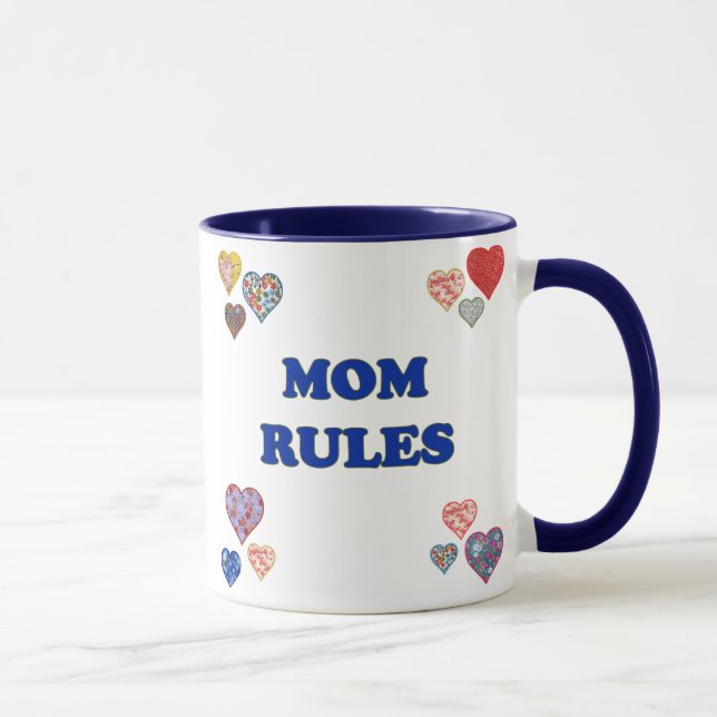 Mum Rules Mug (Right)