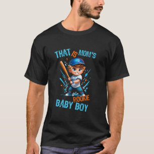 Mum s All Star Cute Little Baseball Player Apparel T-Shirt