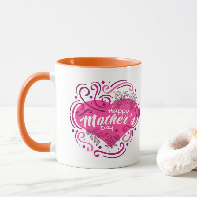Mum s Day Delight  Happy Mother s Day Lettering wi Mug (With Donut)