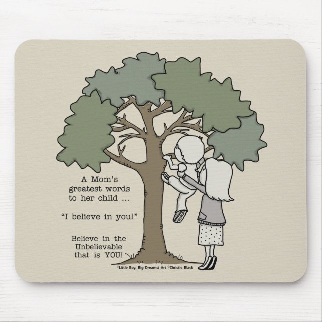 Mum’s Greatest Words Mouse Mat (Front)