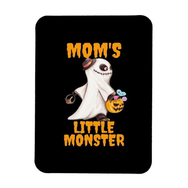 Mum’s Little Boo Monster Funny Graphic Magnet (Vertical)