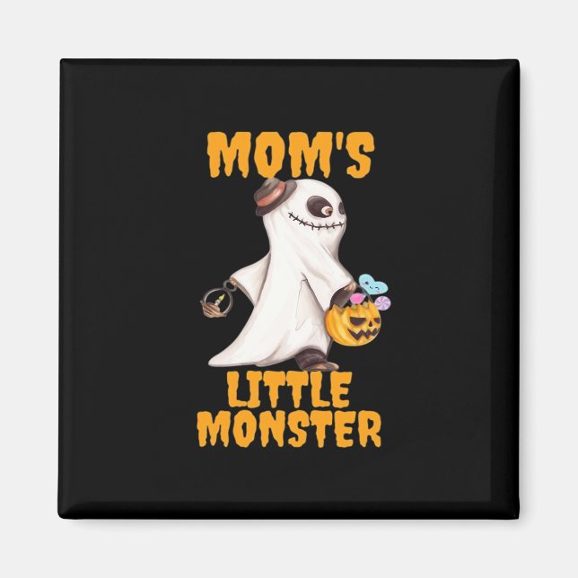 Mum’s Little Boo Monster Funny Graphic Magnet (Front)