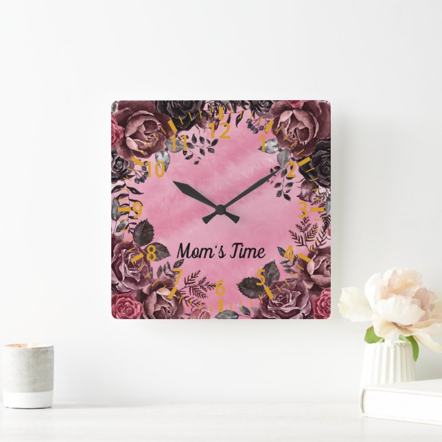 "Mum’s Time" Wall Clock (Home)