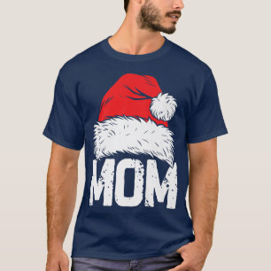 Mum Santa Christmas Family Matching Pyjamas Mama X T-Shirt