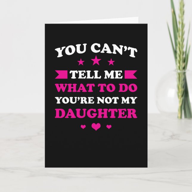 Mum Saying Mothers Day Gift Funny Card (Front)