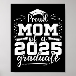 Mum Senior 2025 Proud Mum Of A Class Of 2025 Gradu Poster